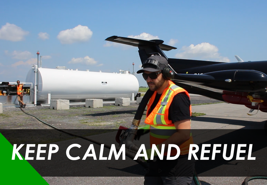 Eagleview - Keep calm and refuel!